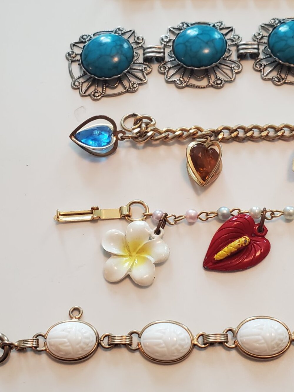 6 Bracelets, items # A -1887-1892, wt .111 grams. - Picture 15 of 16